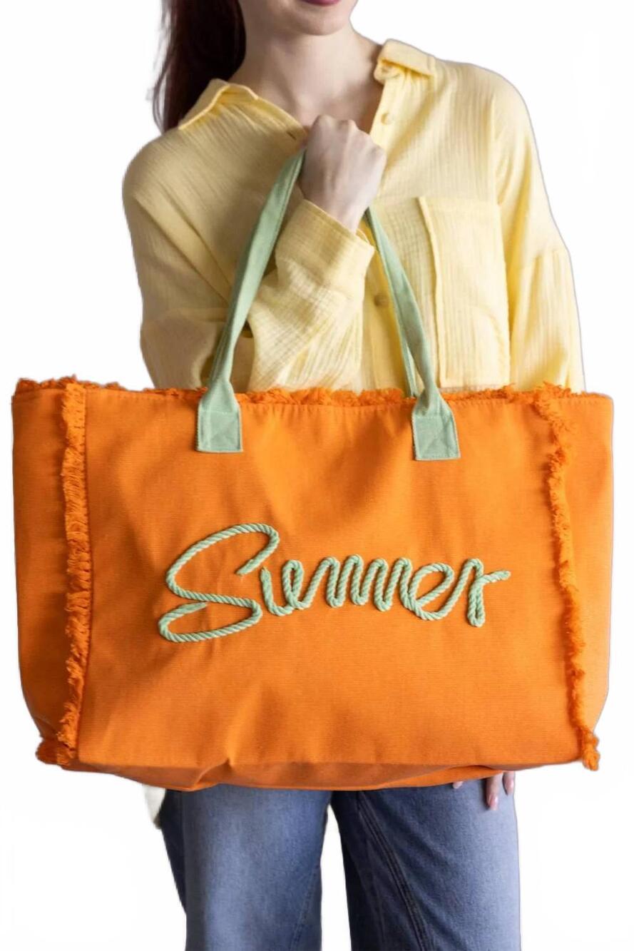 NEW FAME ACCESSORIES women's summer bag in orange